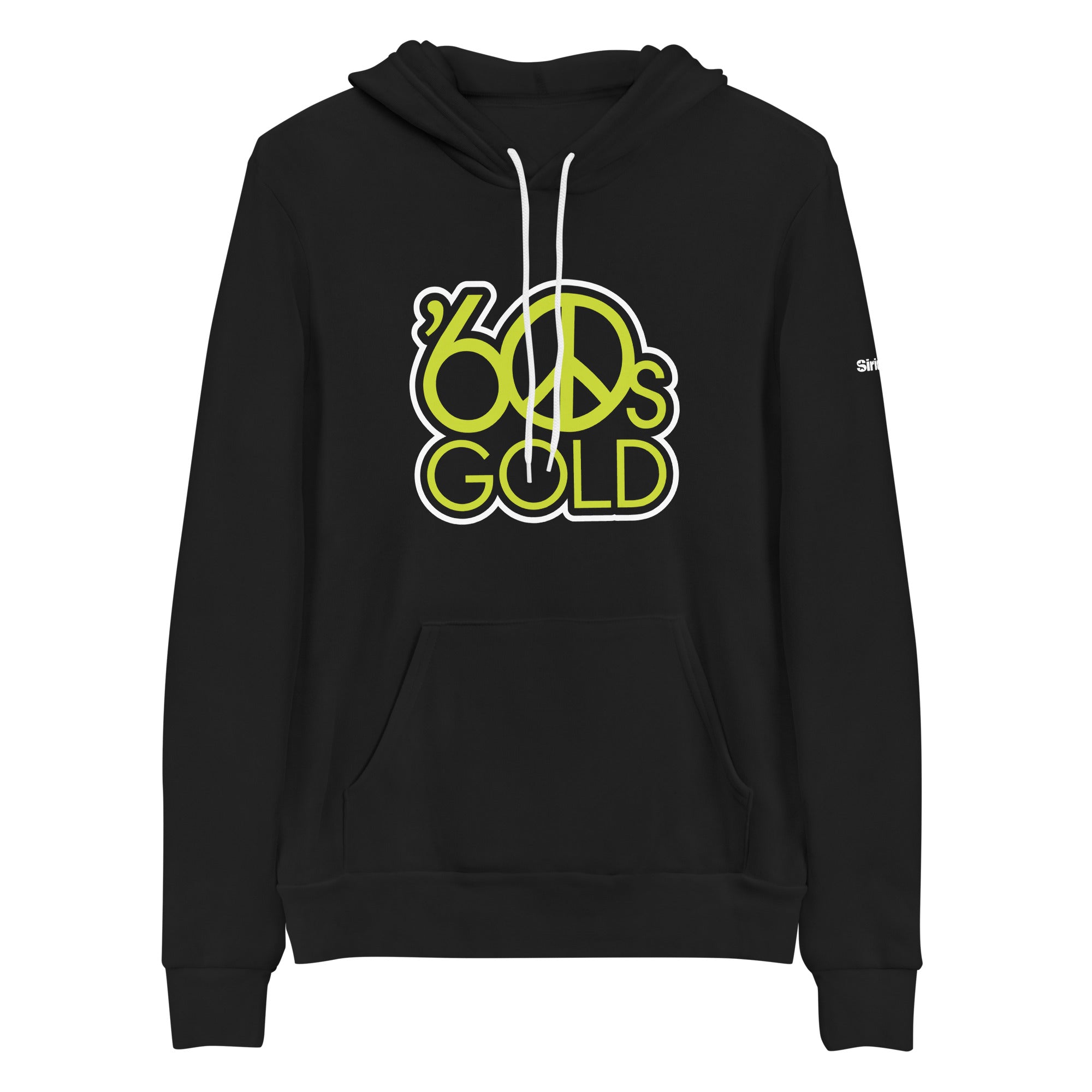 60s Gold Hoodie Black SiriusXM Store