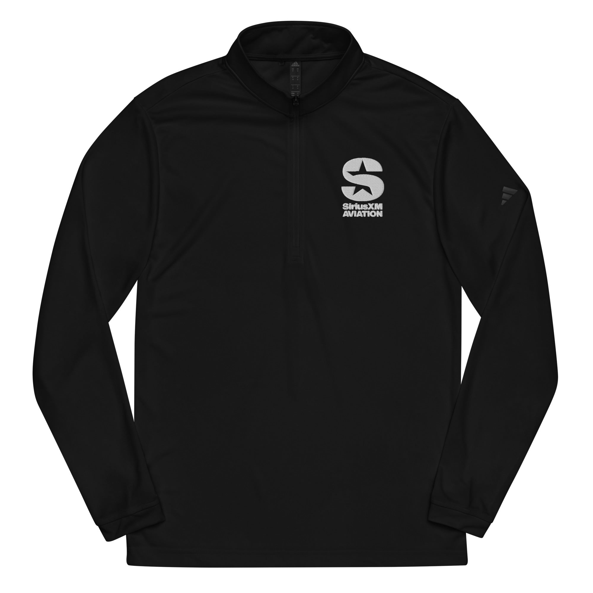 SiriusXM Aviation: Black Adidas® Zip Pullover