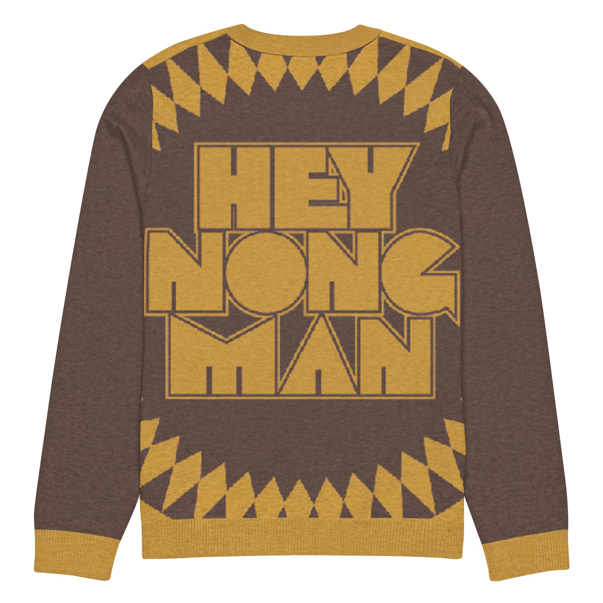 Comedy Bang Bang: REAL Knitted Hey Nong Man Sweater