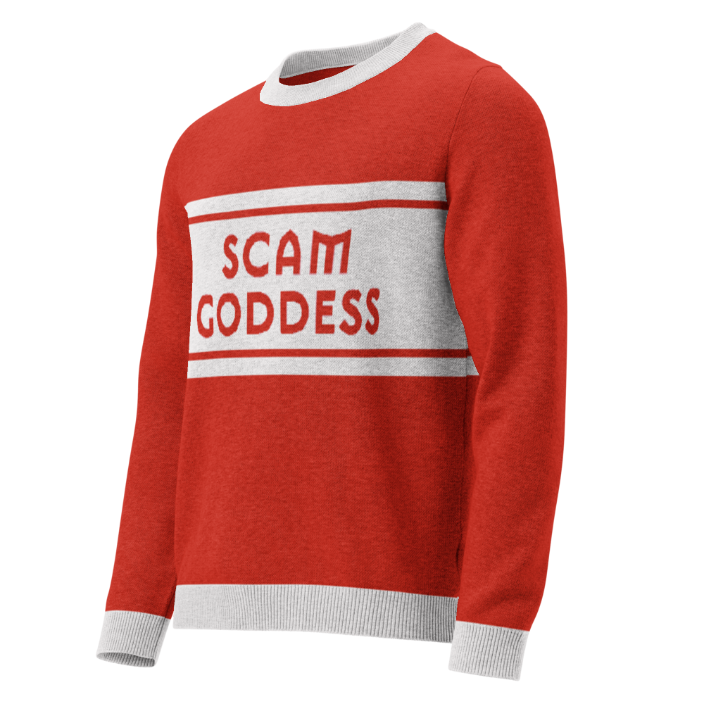 Scam Goddess: REAL Knitted Sweater