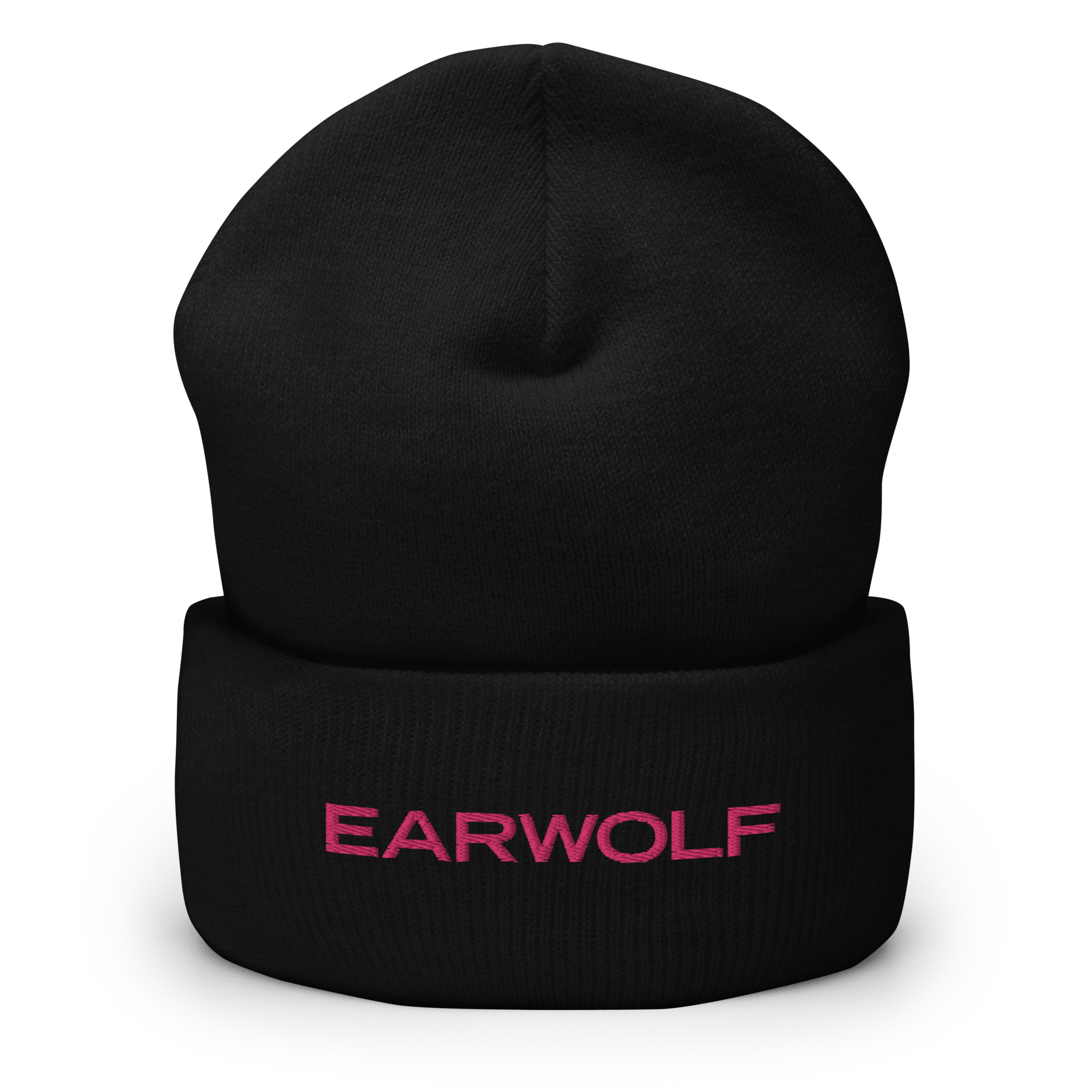 Earwolf: Pink Logo Cuffed Beanie