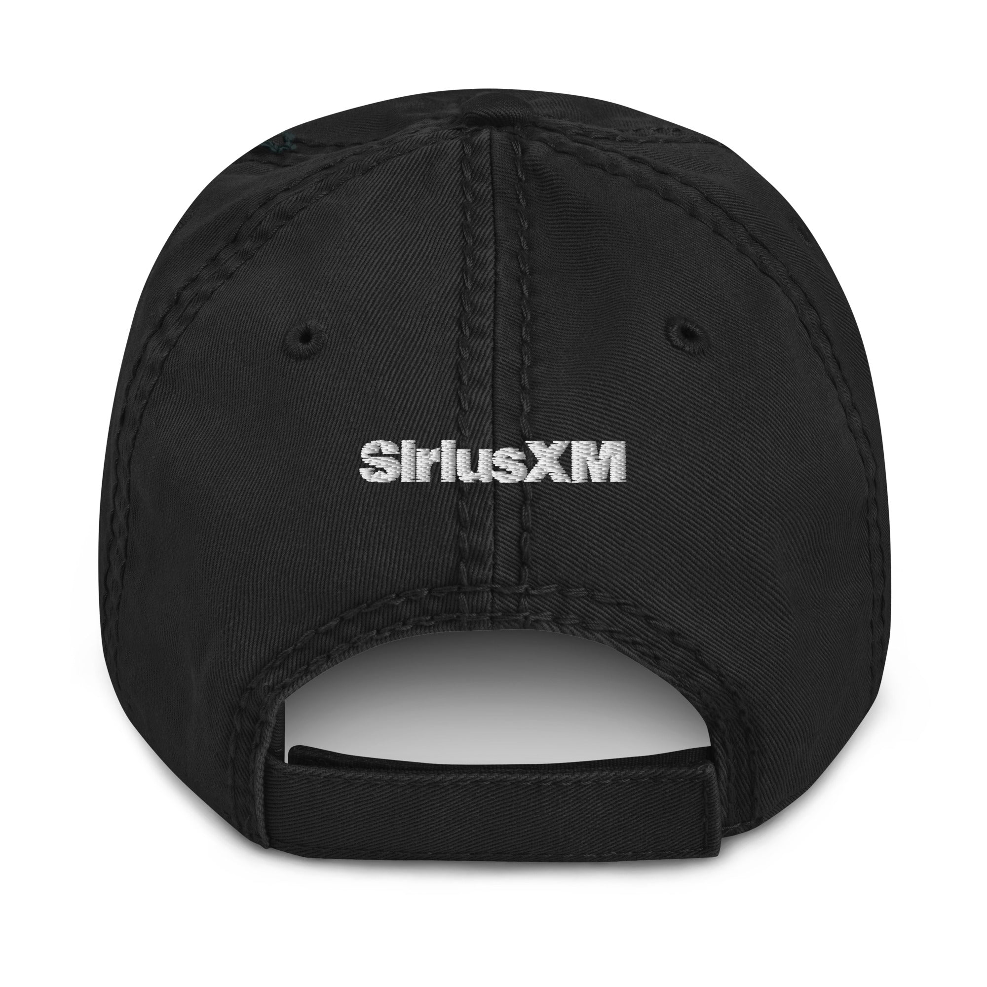 Black cap with 'SiriusXM' embroidered in white on the back.