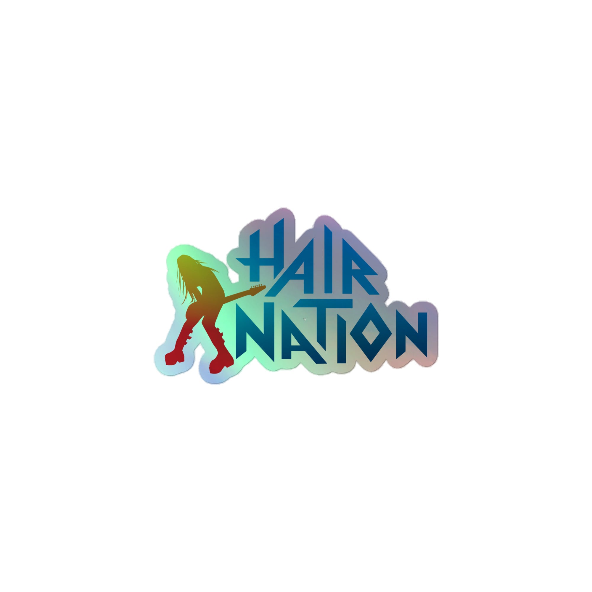 Hair Nation Holographic Sticker SiriusXM Store