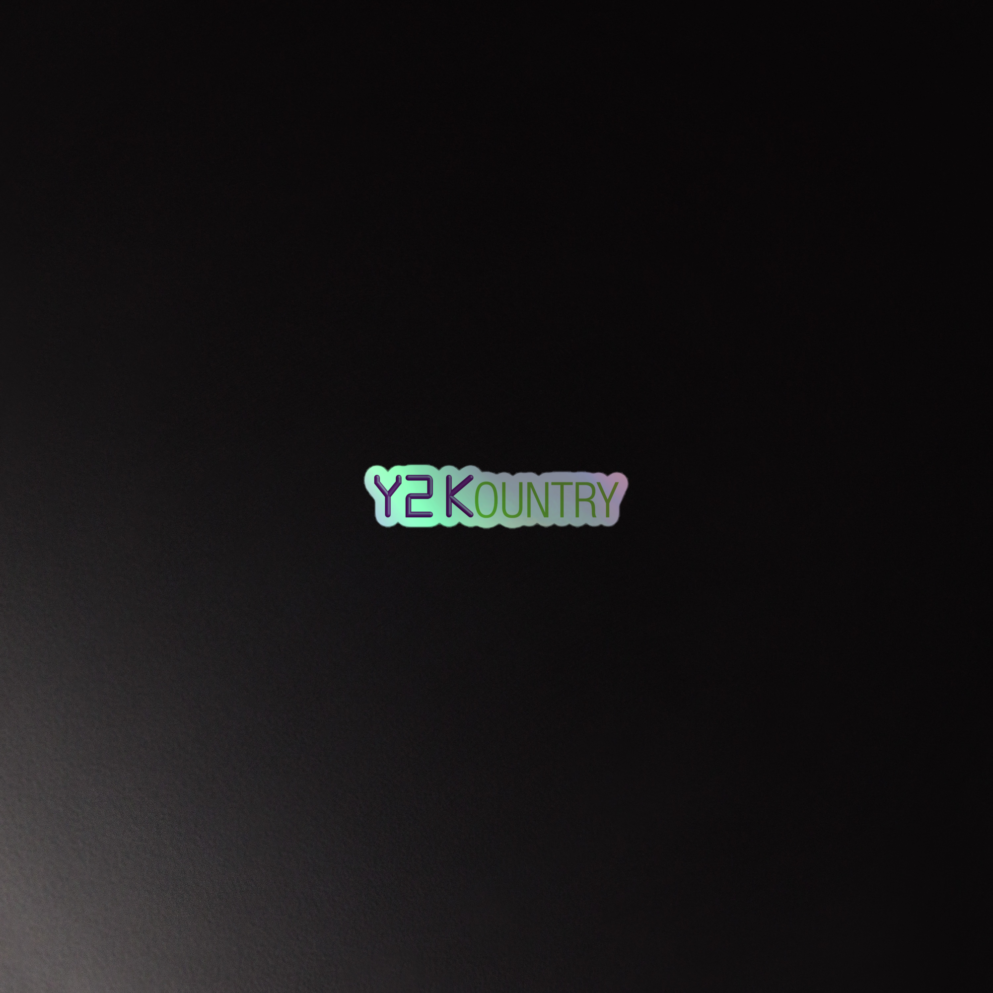 Y2Kountry: Holographic Sticker