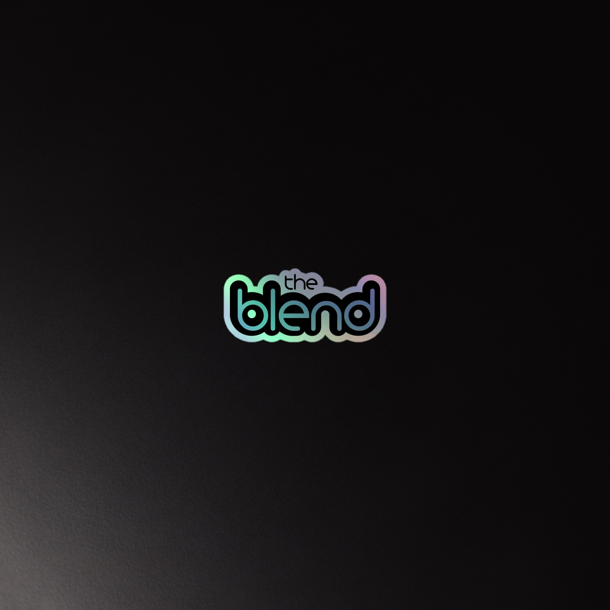 The Blend: Holographic Sticker