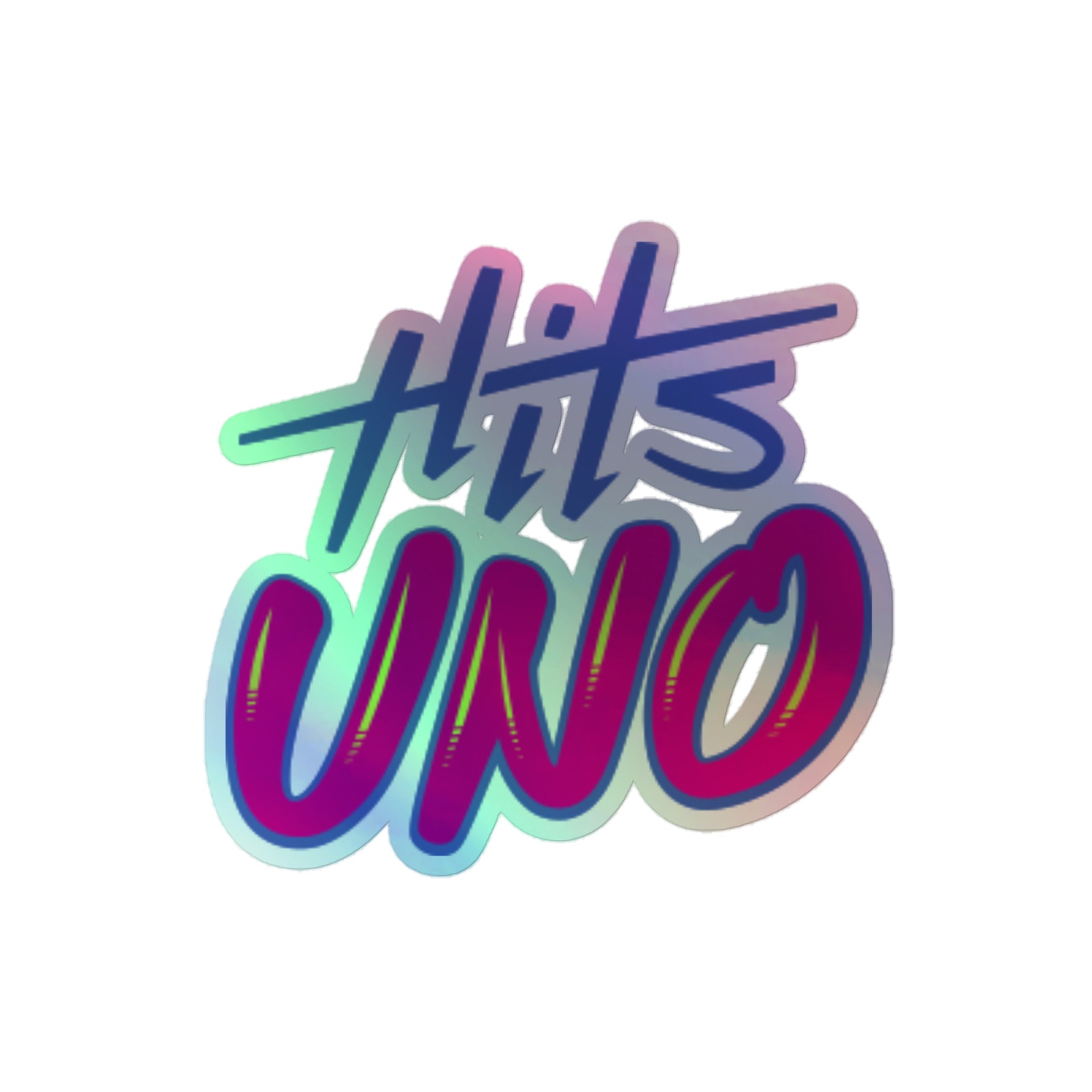 Hits Uno: Holographic Sticker