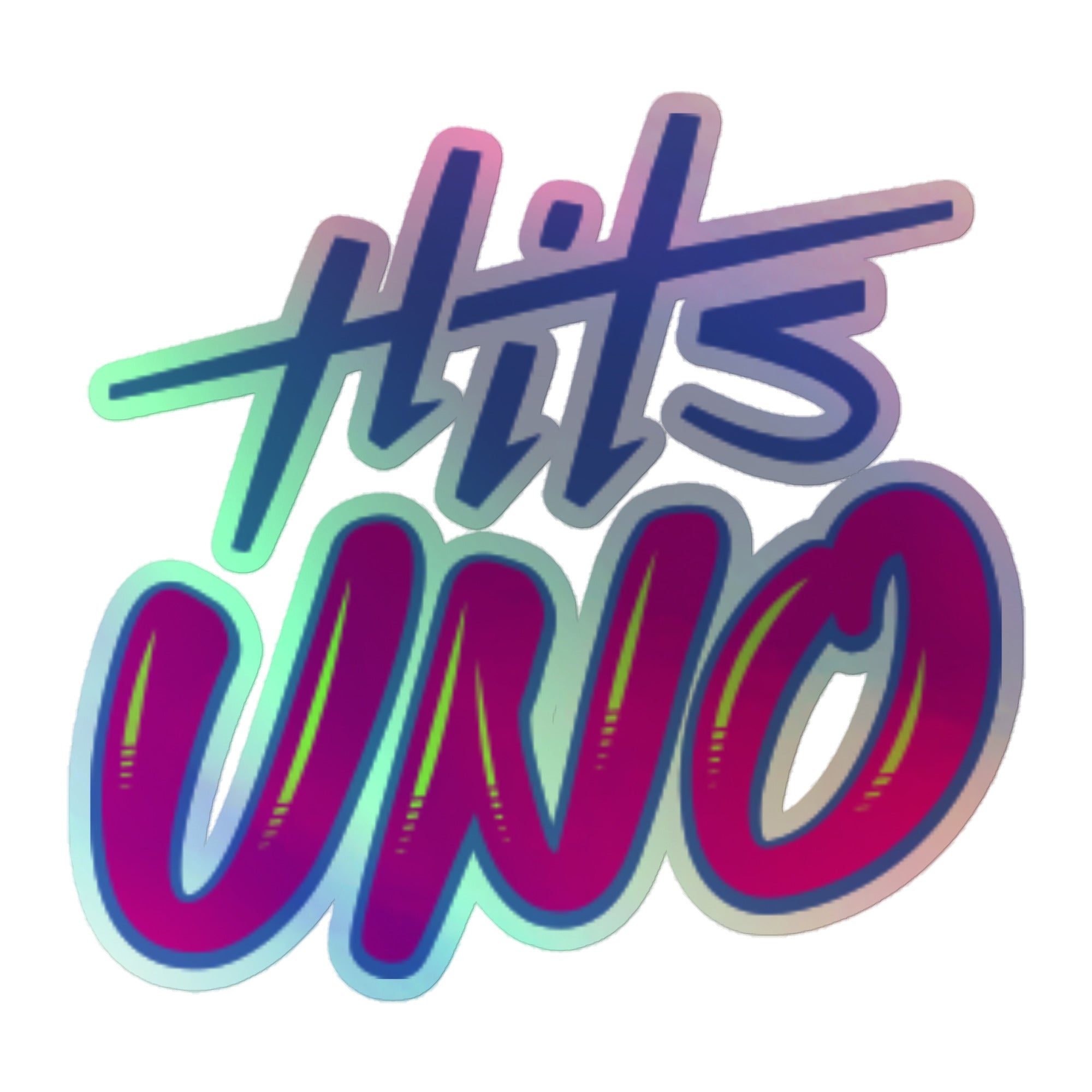 Hits Uno: Holographic Sticker