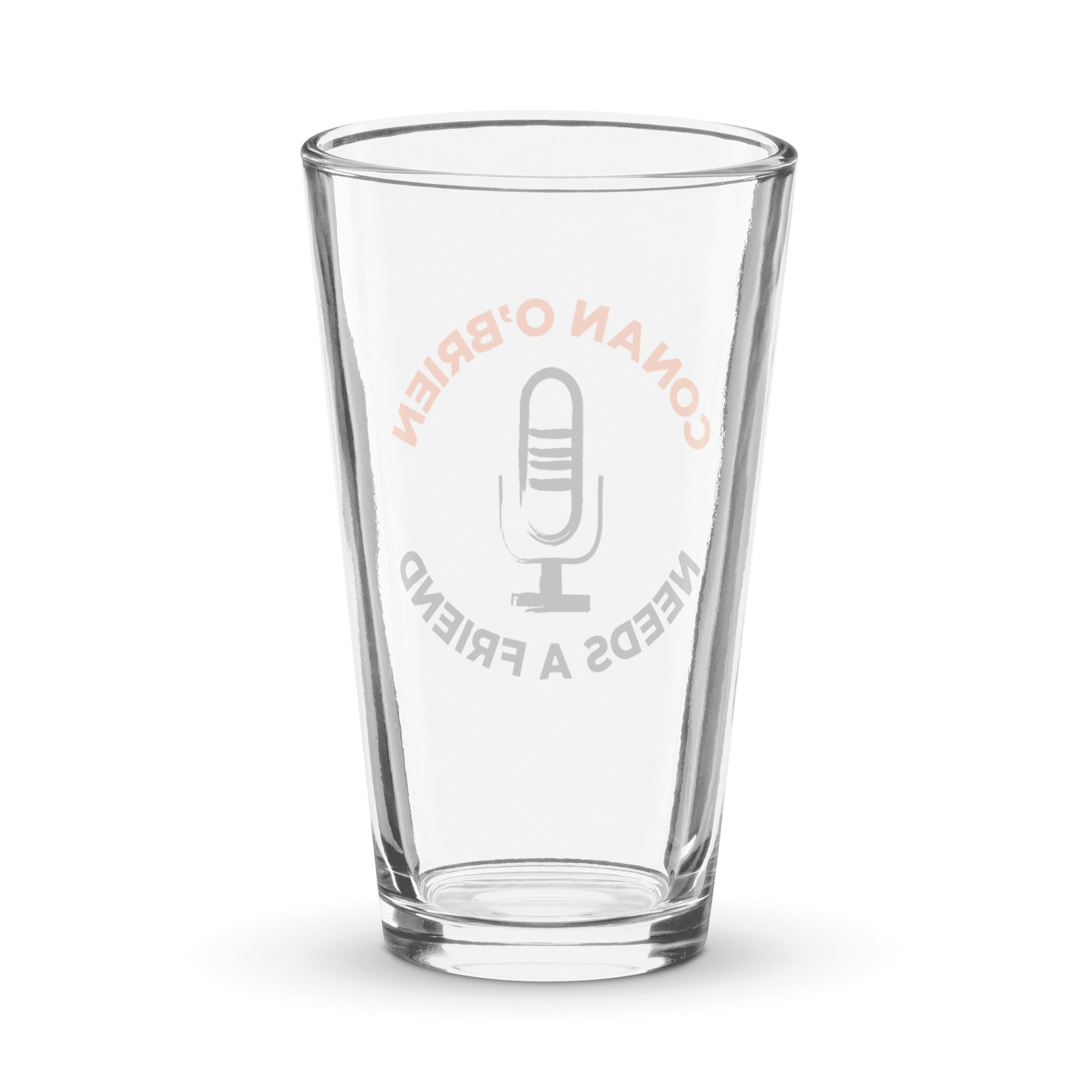 Conan O'Brien Needs A Friend: Hot Mic Pint Glass