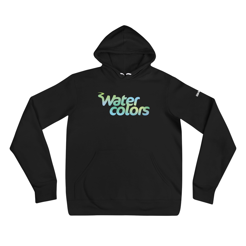 Watercolors: Hoodie (Black)