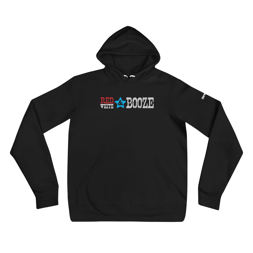 Red White & Booze: Hoodie (Black)