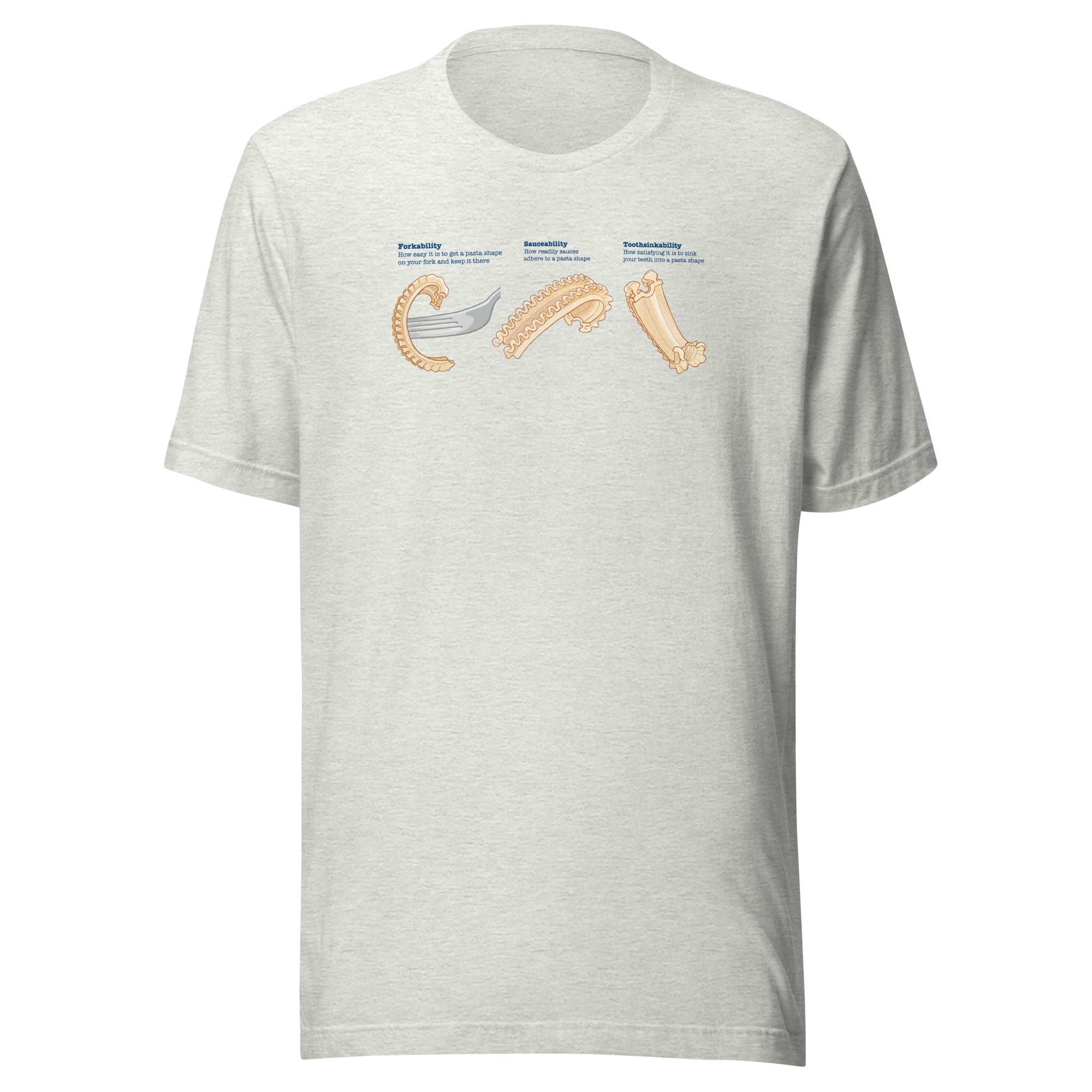 The Sporkful: Unisex Cascatelli T-shirt (Grey)