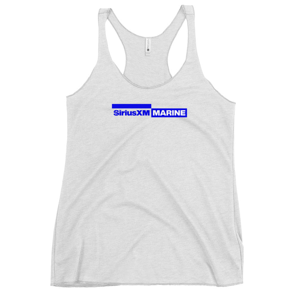 SiriusXM Marine: Women's Blue Logo Racerback Tank