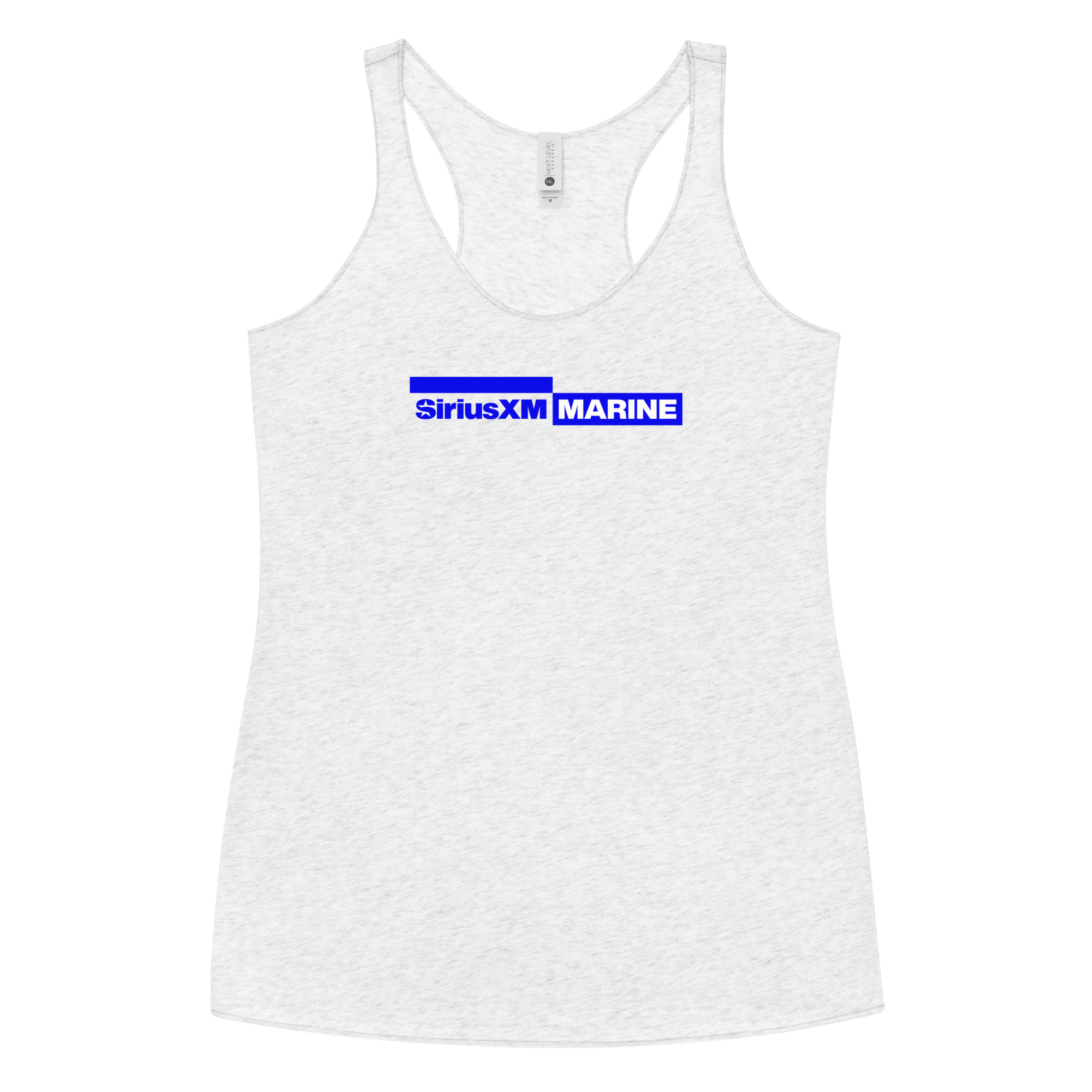 SiriusXM Marine: Women's Blue Logo Racerback Tank